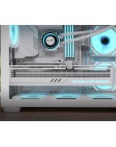 AeroCool кутия Case mATX - P300C-G-WT-v1 - 3 x 120 mm Infinity Mirror A-RGB