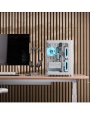 AeroCool кутия Case mATX - P300C-G-WT-v1 - 3 x 120 mm Infinity Mirror A-RGB