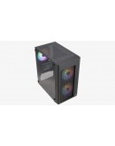 AeroCool кутия Case mATX - Hexform-G-BK-v2 - 3 fans included