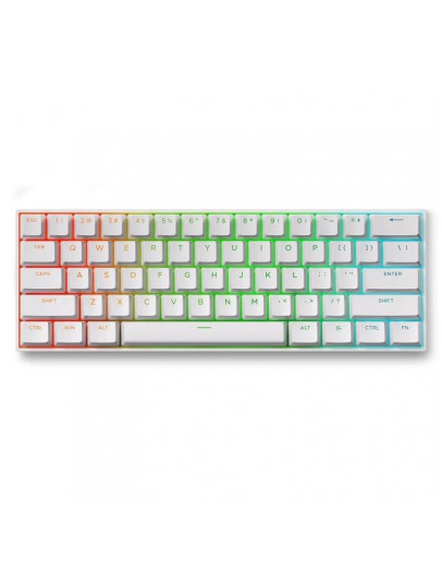 MCHOSE геймърска механична клавиатура Gaming Mechanical Keyboard Ace 60 Pro - 8K, TTC Uranus Magnetic Switch - Standard [Linear] (English US), White