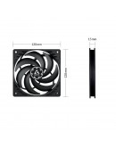 Arctic управляем вентилатор Fan 120x120x15mm - P12 SLIM PWM PST - 300-2100 RPM