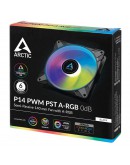Arctic вентилатор Fan 140mm P14 PWM PST A-RGB 0dB (Black)