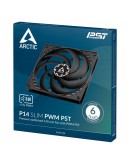 Arctic управляем вентилатор Fan 140x140x16mm - P14 SLIM PWM PST - 150-1800rpm