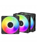 Arctic Комплект вентилатори Fan Pack 3-in-1 - P12 Pro Reverse A-RGB (Black)
