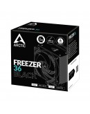 Arctic охладител Freezer 36 Black - LGA1851/LGA1700/AM5