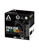 Arctic охладител Freezer 36 A-RGB Black - LGA1851/LGA1700/AM5