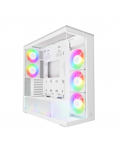 Arctic кутия Case E-ATX - Xtender (White) - 5 A-RGB Fans included
