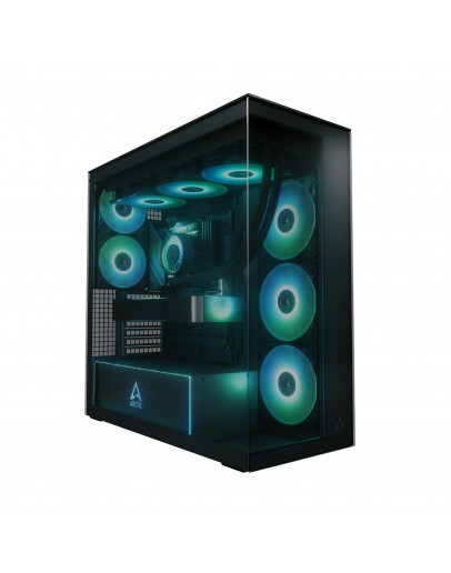 Arctic кутия Case E-ATX - Xtender (Black) - 5 A-RGB Fans included