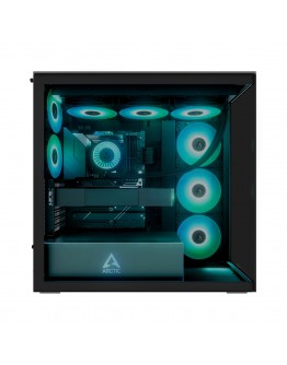 Arctic кутия Case E-ATX - Xtender (Black) - 5 A-RGB Fans included