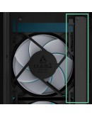 Arctic кутия Case E-ATX - Xtender VG (Black) - PCIe Gen 4 riser included, 5 A-RGB Fans included