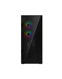 Arctic кутия Case E-ATX - Xtender VG (Black) - PCIe Gen 4 riser included, 5 A-RGB Fans included