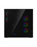Arctic кутия Case E-ATX - Xtender VG (Black) - PCIe Gen 4 riser included, 5 A-RGB Fans included