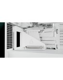 Arctic кутия Case E-ATX - Xtender VG (White) - PCIe Gen 4 riser included, 5 A-RGB Fans included
