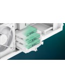Arctic кутия Case E-ATX - Xtender VG (White) - PCIe Gen 4 riser included, 5 A-RGB Fans included
