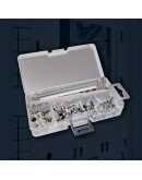 Arctic кутия Case E-ATX - Xtender VG (White) - PCIe Gen 4 riser included, 5 A-RGB Fans included
