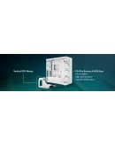 Arctic кутия Case E-ATX - Xtender VG (White) - PCIe Gen 4 riser included, 5 A-RGB Fans included