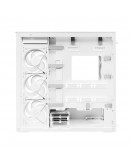 Arctic кутия Case E-ATX - Xtender VG (White) - PCIe Gen 4 riser included, 5 A-RGB Fans included