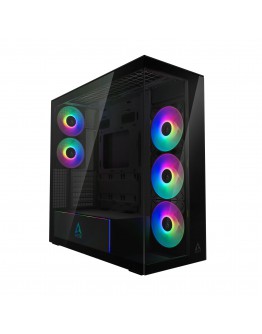 Arctic кутия Case E-ATX - Xtender (Mirror Black) - 5 A-RGB Fans included