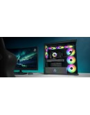 Arctic кутия Case E-ATX - Xtender (Mirror Black) - 5 A-RGB Fans included