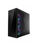 Arctic кутия Case E-ATX - Xtender VG (Mirror Black) - PCIe Gen 4 riser included, 5 A-RGB Fans included