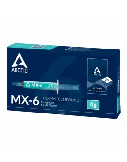 Arctic термо паста MX-6 Thermal Compound 4gr with 6pcs MX Cleaner