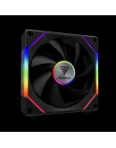 Gamdias Комплект вентилатори Fan Pack 3-in-1 3x120mm - AEOLUS P2-1203, Swappable Fan Blades (Reverse Fan Blades Included), Daisy-Chain, Infinity Mirror, A-RGB