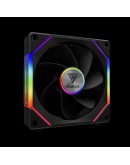 Gamdias Комплект вентилатори Fan Pack 3-in-1 3x120mm - AEOLUS P2-1203, Swappable Fan Blades (Reverse Fan Blades Included), Daisy-Chain, Infinity Mirror, A-RGB