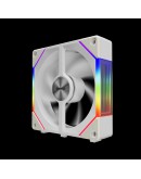 Gamdias Комплект вентилатори Fan Pack 3-in-1 3x120mm - AEOLUS P2-1203 White, Swappable Fan Blades (Reverse Fan Blades Included), Daisy-Chain, Infinity Mirror