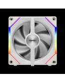 Gamdias Комплект вентилатори Fan Pack 3-in-1 3x120mm - AEOLUS P2-1203 White, Swappable Fan Blades (Reverse Fan Blades Included), Daisy-Chain, Infinity Mirror