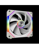 Gamdias Комплект вентилатори Fan Pack 3-in-1 3x120mm - AEOLUS P2-1203 White, Swappable Fan Blades (Reverse Fan Blades Included), Daisy-Chain, Infinity Mirror