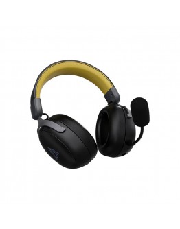 Ajazz безжични геймърски слушалки Wireless Gaming Headphones - AHM08 MAX Black, Gray, Yellow - Bluetooth , 2.4G