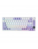 Ajazz геймърска механична клавиатура Wireless Gaming Mechanical Keyboard AK820 PRO - Gift Switch [Linear] (English US), Purple, White, Blue