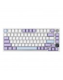 Ajazz геймърска механична клавиатура Wireless Gaming Mechanical Keyboard AK820 PRO - Gift Switch [Linear] (English US), Purple, White, Blue