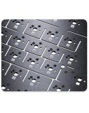 Ajazz геймърска механична клавиатура Gaming Mechanical Keyboard AK820 - Red Switches [Linear] (English US), Black, White Backlight