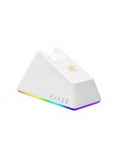 Ajazz професионална геймърска мишка AJ139 V2 MC - Wireless Gaming Mouse - 1K, Magnetic Charging Dock, White