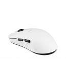 Ajazz професионална геймърска мишка AJ159 APEX - Wireless Gaming Mouse - 8K, Magnetic Charging Dock, White