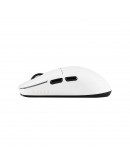 Ajazz професионална геймърска мишка AJ159 APEX - Wireless Gaming Mouse - 8K, Magnetic Charging Dock, White