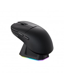 Ajazz професионална геймърска мишка AJ159 PRO - Wireless Gaming Mouse - 8K, Magnetic Charging Dock, Black