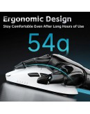 Ajazz професионална геймърска мишка AJ159 V2 MC - Wireless Gaming Mouse - 1K, Magnetic Charging Dock, Black