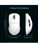 Ajazz професионална геймърска мишка AJ159 V2 MC - Wireless Gaming Mouse - 1K, Magnetic Charging Dock, Black