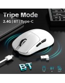 Ajazz професионална геймърска мишка AJ159 V2 MC - Wireless Gaming Mouse - 1K, Magnetic Charging Dock, Black