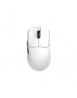 Ajazz професионална геймърска мишка AJ159 V2 MC - Wireless Gaming Mouse - 1K, Magnetic Charging Dock, White