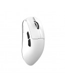 Ajazz професионална геймърска мишка AJ159 V2 MC - Wireless Gaming Mouse - 1K, Magnetic Charging Dock, White