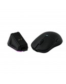 Ajazz професионална геймърска мишка AJ159P MC - Wireless Gaming Mouse - 1K, Magnetic Charging Dock, Black