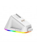 Ajazz професионална геймърска мишка AJ159P MC - Wireless Gaming Mouse - 1K, Magnetic Charging Dock, White