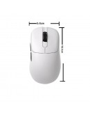 Ajazz професионална геймърска мишка AJ179 APEX - Wireless Gaming Mouse - 8K, Magnetic Charging Dock, White