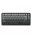 Ajazz геймърска механична клавиатура Wireless Gaming Mechanical Keyboard AK820 MAX - White birch [Linear] (English US), Side Printed, Gray