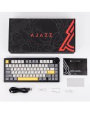 Ajazz геймърска механична клавиатура Gaming Mechanical Keyboard AK820 V2 - Arctic Isle Magnetic Switch [Linear] (English US), Black, Gray, Yellow