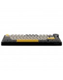 Ajazz геймърска механична клавиатура Gaming Mechanical Keyboard AK820 V2 - Arctic Isle Magnetic Switch [Linear] (English US), Black, Gray, Yellow