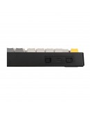 Ajazz геймърска механична клавиатура Gaming Mechanical Keyboard AK820 V2 - Arctic Isle Magnetic Switch [Linear] (English US), Black, Gray, Yellow